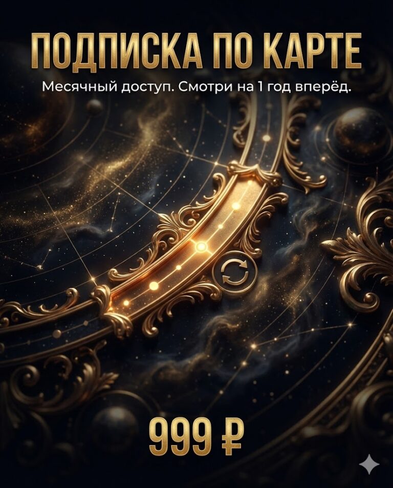 20. Подписка по Карте — месячная — 999 ₽