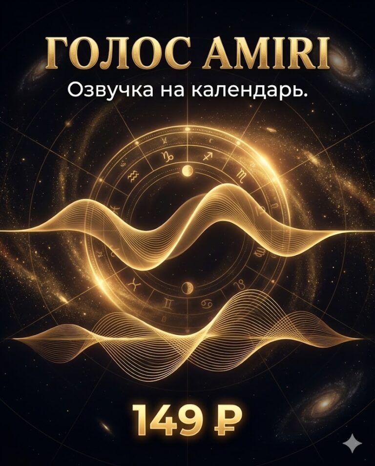 31. Голос Amiri — календарь — 149 ₽